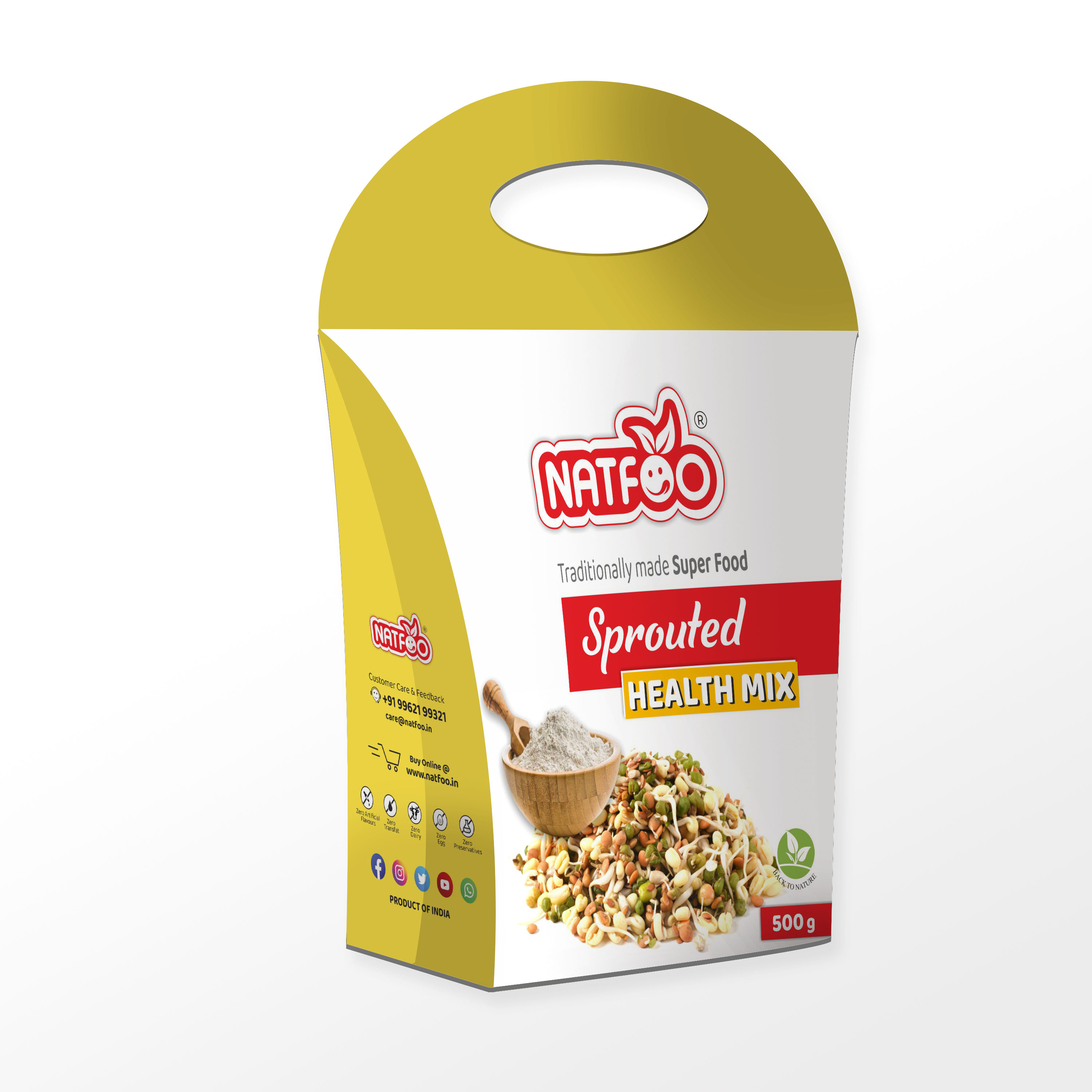 Sprouted Health Mix / முளைகட்டிய ஹெல்த் மிக்ஸ் / अंकुरित हेल्थ मिक्स